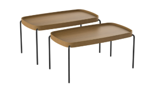 MESA DE CENTRO CURVE RETANGULAR